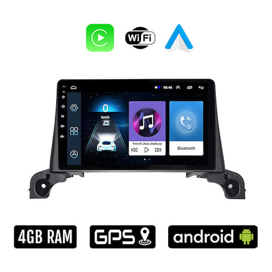 Автомобилна Аудио Система (Блутут/USB/WiFi/GPS/Apple-Carplay/Android-Auto) с Тъчскрийн 9"