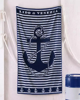 Πετσέτα Θαλάσσης Beach Towels Venecia Velour Cotton Rythmos 86x160 1τεμ