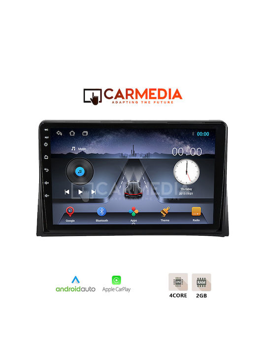 Carmedia Car Audio System for Volkswagen Transporter 2003-2020 (Bluetooth/USB/WiFi/GPS/Apple-Carplay/Android-Auto) with Touch Screen 9"
