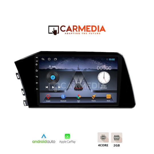 Carmedia Sistem Audio Auto pentru Hyundai Elantra 2020+ (Bluetooth/USB/WiFi/GPS/Apple-Carplay/Android-Auto) cu Ecran Tactil 9"