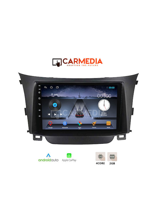 Carmedia Автомобилна Аудио Система (Блутут/USB/WiFi/GPS/Apple-Carplay/Android-Auto) с Тъчскрийн 9"