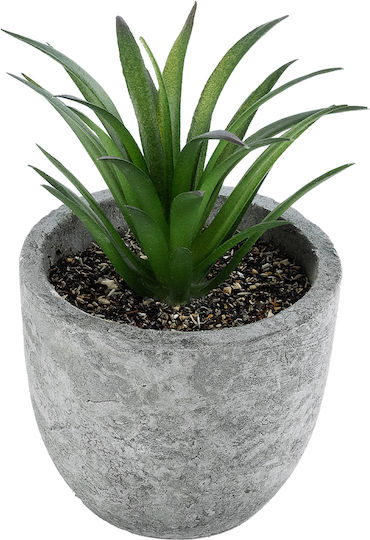 Globostar Künstliche Garten Sukkulente Aloe Dekorative Pflanze Sukkulente Aloe H10cm GloboStar