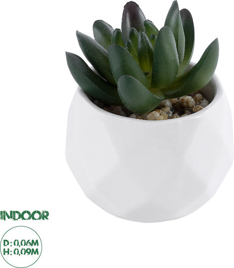 GloboStar Plantă Artificială în Ghiveci Mic Planta suculentă 9cm GloboStar Plantă Artificială în Ghiveci Mic Planta suculentă 9cm
