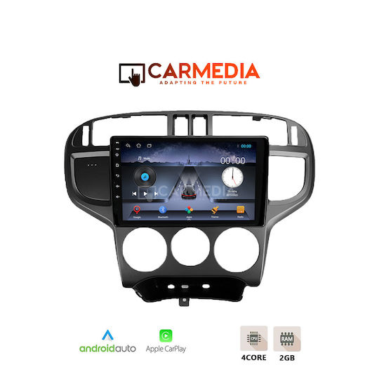Carmedia Автомобилна Аудио Система (Блутут/USB/WiFi/GPS/Apple-Carplay/Android-Auto) с Тъчскрийн 9"