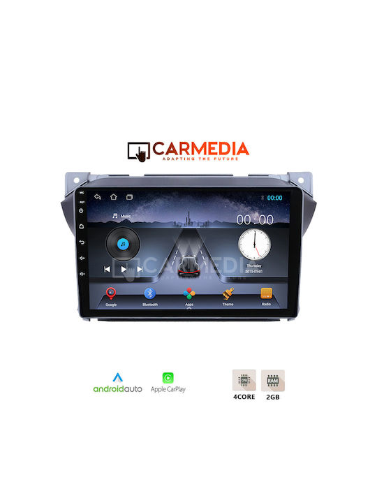 Carmedia Car Audio System for Suzuki Alto Nissan Pixo 2009+ (Bluetooth/USB/WiFi/GPS/Apple-Carplay/Android-Auto) with Touch Screen 9"