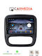 Carmedia Car Audio System for Opel Vivaro Fiat Talento Renault Trafic Nissan NV300 2014+ (Bluetooth/USB/WiFi/GPS/Apple-Carplay/Android-Auto) with Touch Screen 9"