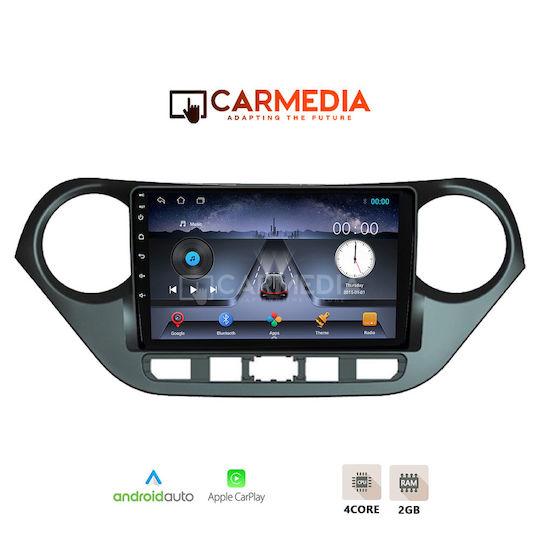 Carmedia Автомобилна Аудио Система (Блутут/USB/WiFi/GPS/Apple-Carplay/Android-Auto) с Тъчскрийн 9"