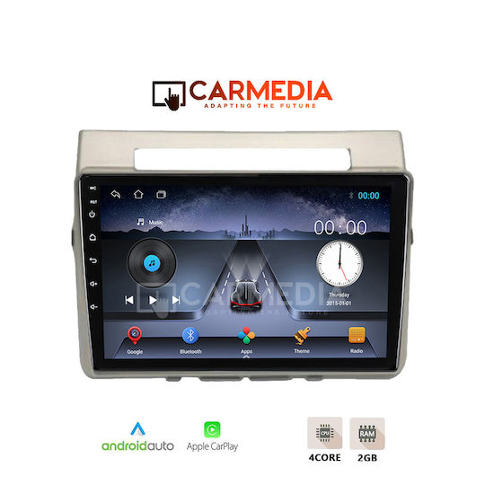Carmedia Ηχοσύστημα Αυτοκινήτου για Toyota Corolla Verso 2004-2009 (Bluetooth/USB/WiFi/GPS/Apple-Carplay/Android-Auto) με Οθόνη Αφής 9"