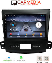 Carmedia Car Audio System for Peugeot 4007 Mitsubishi Outlander Citroen C-Crosser 2007 (Bluetooth/USB/WiFi/GPS) with Touch Screen 9"