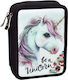 Double Filled Pencil Case Magic Unicorn