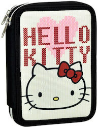 Gim Double Filled Hello Kitty Croche Pencil Case 335-73100 Gim