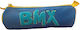 Fabric Barrel Pencil Case Blue Bmx 22x7 Lycsac
