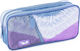 Pencil Case 3 Compartments Tie Dye Purple Yolo ...