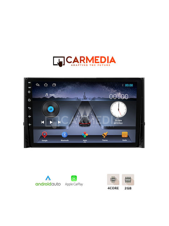 Carmedia Car Audio System for Skoda Karoq / Kodiaq 2016+ (Bluetooth/USB/WiFi/GPS/Apple-Carplay/Android-Auto) with Touch Screen 9"