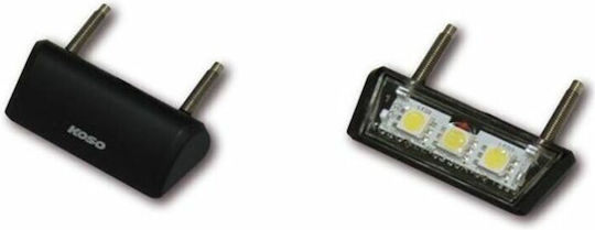 Koso Rear License Plate Light Led Hd006k00 Transparent Crystal 1 piece