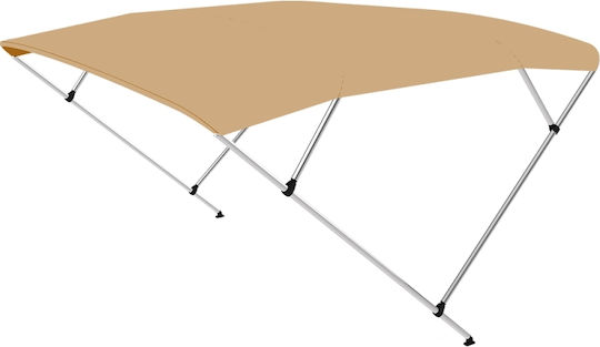 Eval Aluminium Boat Canopy Beige