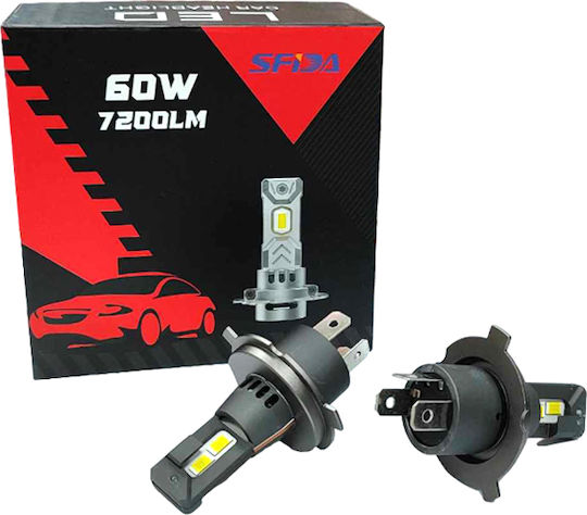 Carner Лампи Автомобила H4 / HB2 LED 12V 60W 2бр