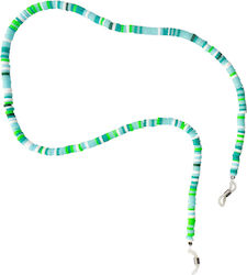 Theodora's Jewellery Αλυσίδα Γυαλιών Πράσινη