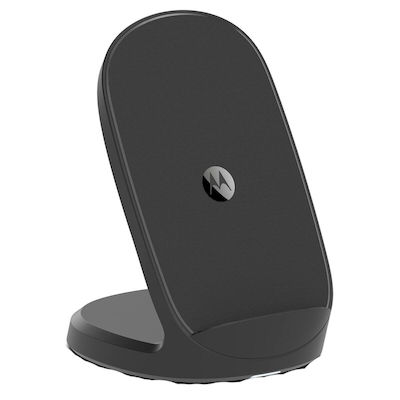 Motorola Ασύρματος Φορτιστής (Qi Pad) και Καλώδιο USB-C 15W Λευκός