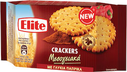 Elite Crackers Μεσογειακά Με Γλυκιά Πάπρικα 105gr