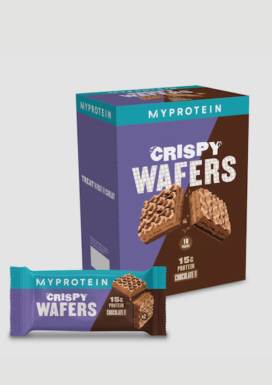 Myprotein Crispy Waffers Bar with 15g Protein & Flavour Chocolate 40g