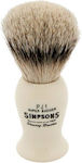 Simpsons Shaving Brush with Synthetic Hair Bristles