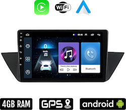 Car-Audiosystem für BMW X1 (E84) 2009 - 2015 (Bluetooth/USB/WiFi/GPS/Apple-Carplay/Android-Auto) mit Touchscreen 10"