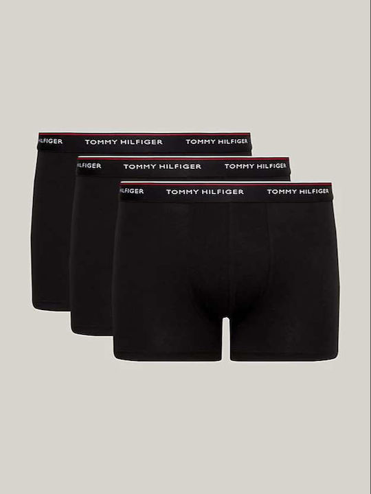 Tommy Hilfiger Boxeri pentru bărbați Negre 3Pachet