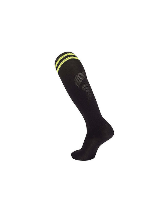 Ustyle Ποδοσφαιρικές Κάλτσες Μαύρο/Λαχανί 1 Ζεύγος
