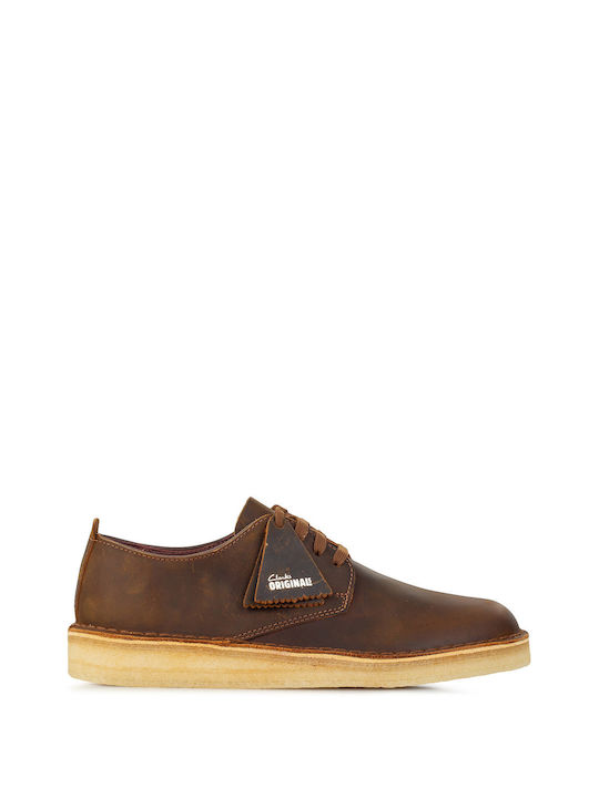 Clarks Men's Leather Casual Shoes Brown