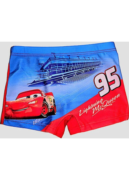 Disney Cars Παιδικό Μαγιό Βερμούδα / Σορτς Γαλάζιο-κόκκινο