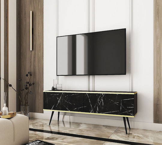 Έπιπλο Τηλεόρασης Ανθρακί Μ135xΠ32xΥ53cm