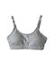 Ouno Cotton Maternity & Nursing Sports Bra with Clips Gray