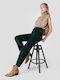 Damen Stoff Hose Green