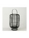MSA Laterne Bamboo Schwarz 38x38x63cm 1Stück