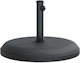 vidaXL Stand de umbrelă din Plastic Negru 32x32cm