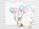 Baptism Invitation Twins
