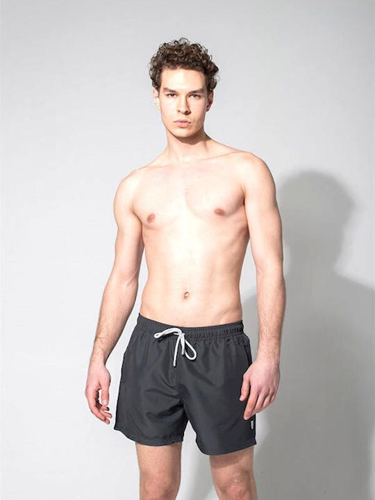 John Frank Herren Badebekleidung Shorts Charcoal