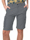 Herrenshorts Cargo Gray