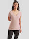 Fruit of the Loom Iconic Women's Short Sleeve Promotional T-Shirt Powder Rose