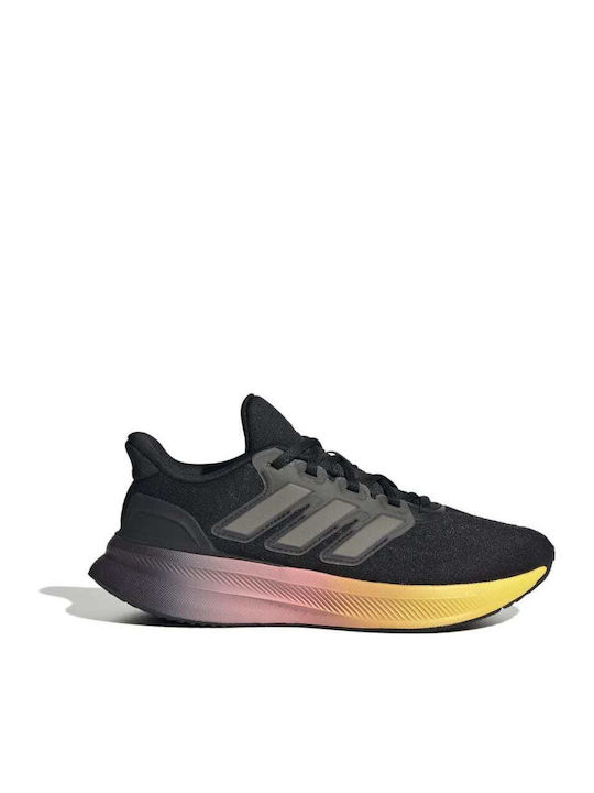 Ultrarun 5 J Kinder Sportschuhe Laufen mit Schnürsenkeln Schwarz