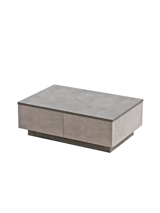 Rectangular Coffee Table Light Grey/Grey L90xW60xH31cm