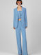 Forever Young The Label Koralia Lang Damen Blazer Blau