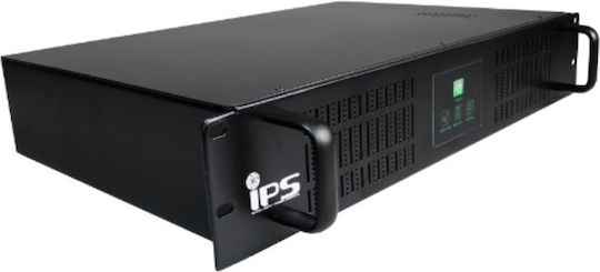 MPL 2U-2000-LCD UPS Line-Interactive 2000VA 1200W με 2 Πρίζες