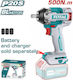 Total Brushless Impact Wrench Battery 20V Solo with Socket 1/2"