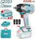 Total Brushless Μπουλονόκλειδο Μπαταρίας 20V 2x4Ah με Υποδοχή 1/2"