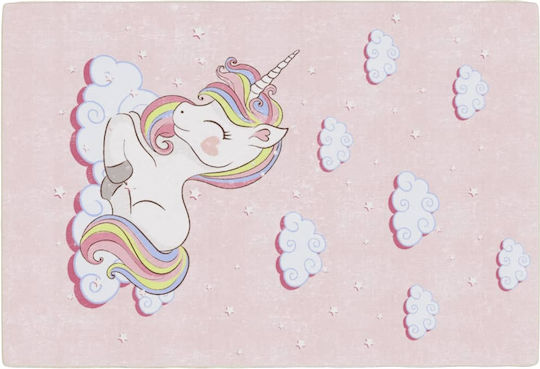 vidaXL Kids Synthetic Rug Unicorn 160x230cm