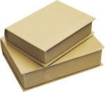 Book Boxes Kraft Set of 2 Pieces