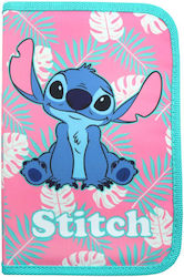 Etui pentru creioane școlare, umplut cu un singur compartiment, Disney Stitch