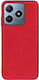 Coated Back Cover Δερμάτινο / Πλαστικό Κόκκινο (Realme C61)